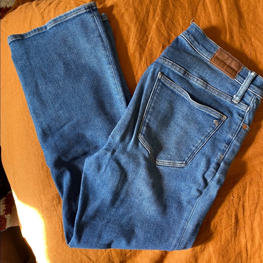 Madewell Cali Demi Boots in Bodney Wash 30T